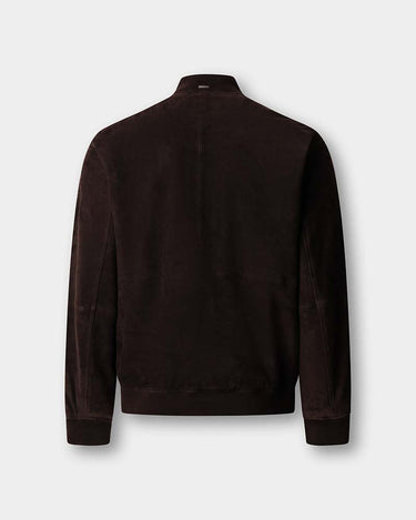 Hackett London Suede Bomber Jacket