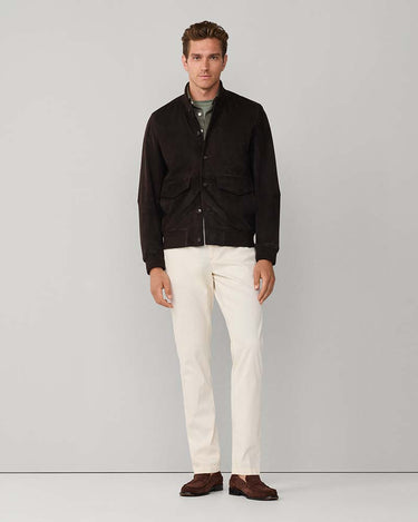 Hackett London Suede Bomber Jacket