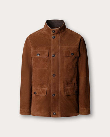 Hackett London Suede Four Pocket Jacket