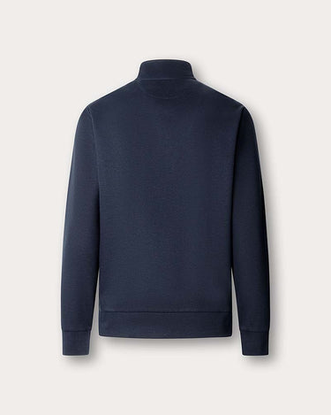Hackett London Travel Twill Cotton Half Button Sweat
