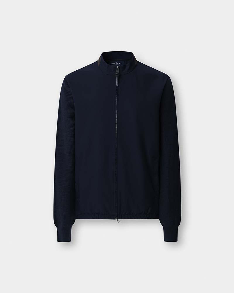 Hackett Nylon/Knit Hybrid Jacket