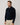 Hacket Herringbone Trim Button Mock Neck