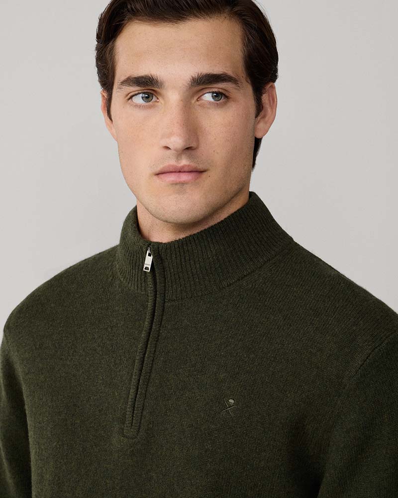 Hacket Lambswool Half Zip