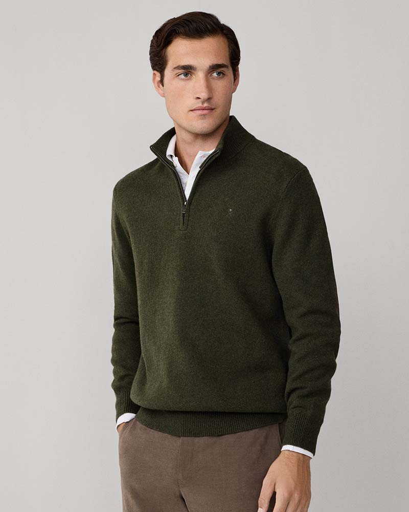 Hacket Lambswool Half Zip