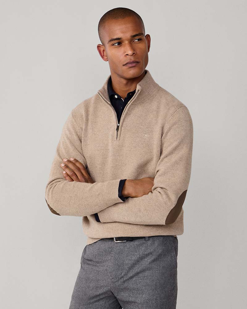 Hacket Lambswool Half Zip