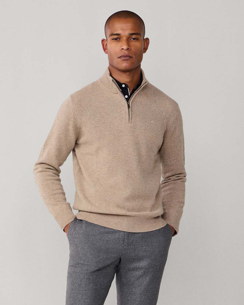 Hacket Lambswool Half Zip