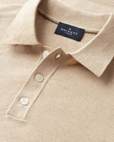 Hackett London Honeycomb Short Sleeve Polo