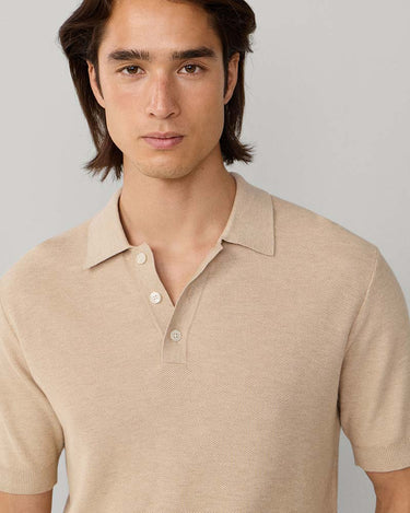 Hackett London Honeycomb Short Sleeve Polo