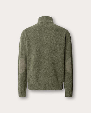 Hackett London Merino Wool Mouline Half Button Jumper