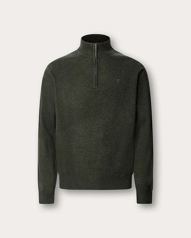 Hackett London Lambswool Quarter Zip Jumper