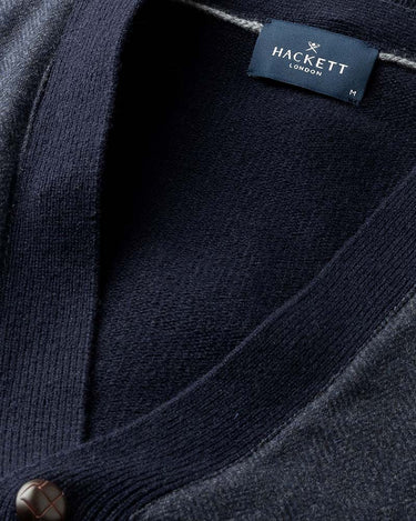 Hackett London Herringbone Cardigan