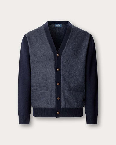 Hackett London Herringbone Cardigan