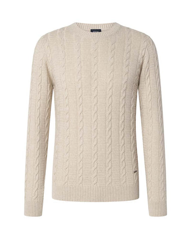 Joop! Levior Crew Neck Cable Knit