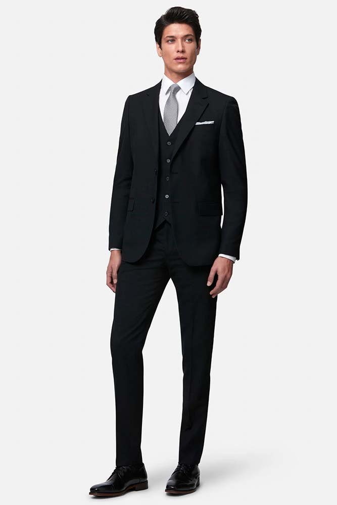 Benetti James Slim Fit Suit Black