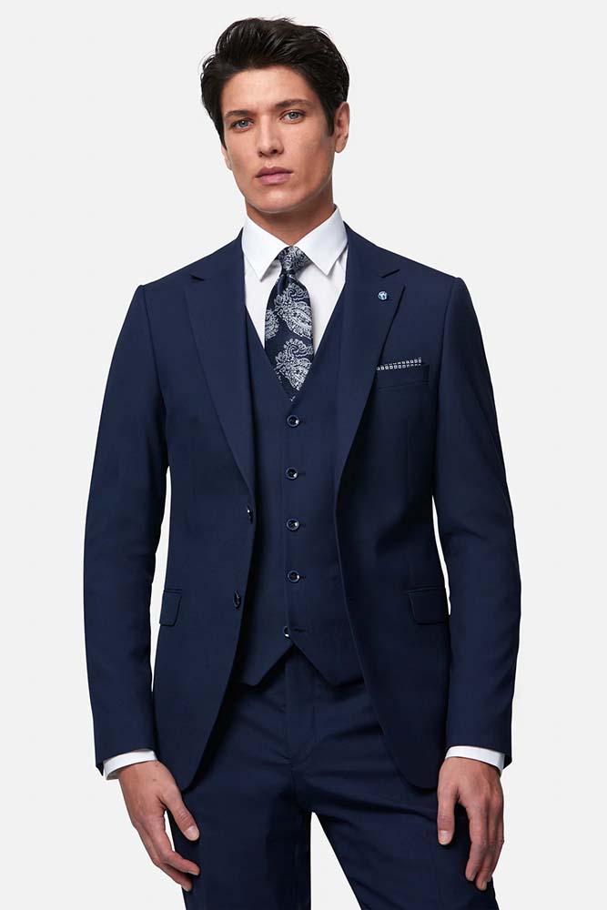 Benetti James Slim Fit Suit Navy