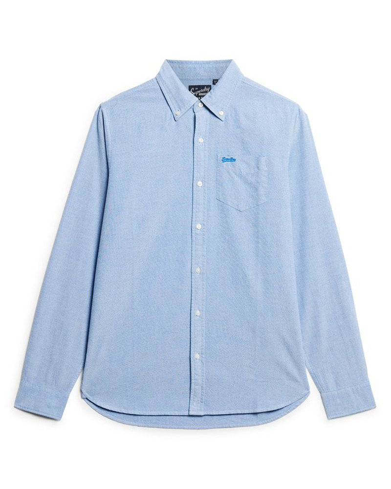 Superdry Organic Cotton Long Sleeve Oxford Shirt