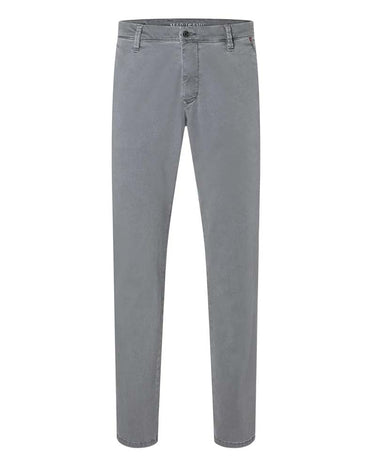 A MAC-Jeans Driver Pants in Light Storm Grey shown flat against a solid white background.