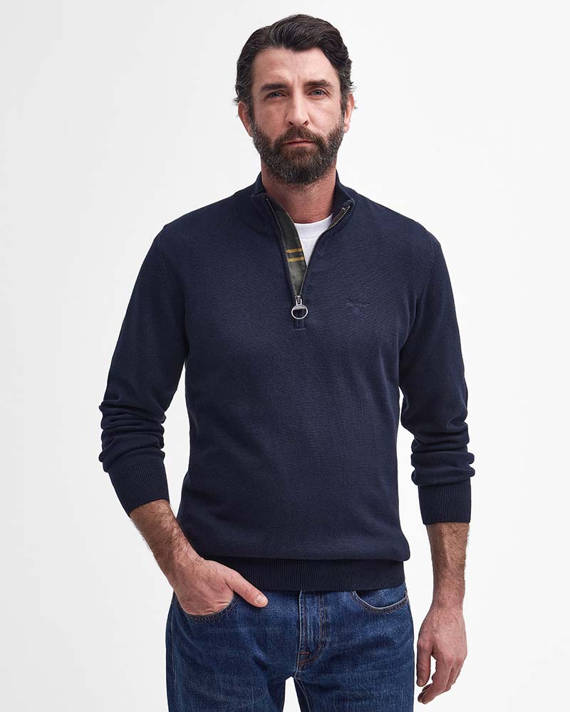 Barbour Cotton Half Zip Jumper