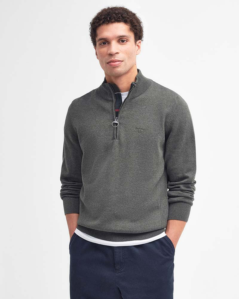Barbour Cotton Half Zip Jumper