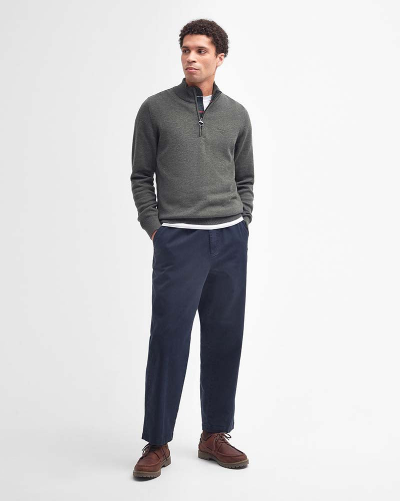 Barbour Cotton Half Zip Jumper