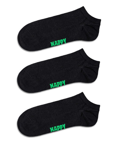 Happy Socks 3-Pack Solid Low Socks