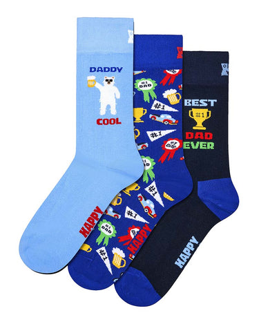 Happy Socks 3-Pack Dad Socks Gift Set
