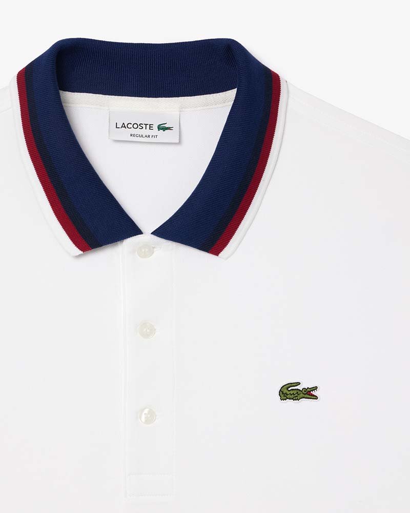 Lacoste Regular Fit Contrast Collar Polo