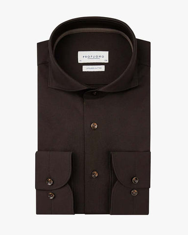 Profuomo Japanese Knitted Slim Shirt