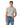 A man wearing a R.M. Williams Parson T-Shirt, Grey Marle with a small embroidered logo on the left chest, paired with blue jeans and a brown belt, against a plain white background.