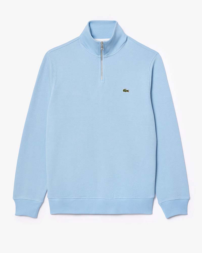 Lacoste High Neck Zipped Interlock Sweatshirt