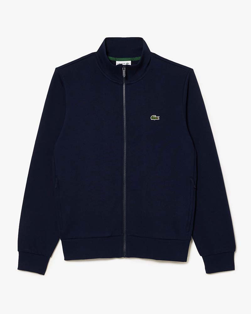 Lacoste High Neck Zip Up Sweatshirt