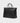 Saddler Hermanus Weekend Bag, Black on a light gray background