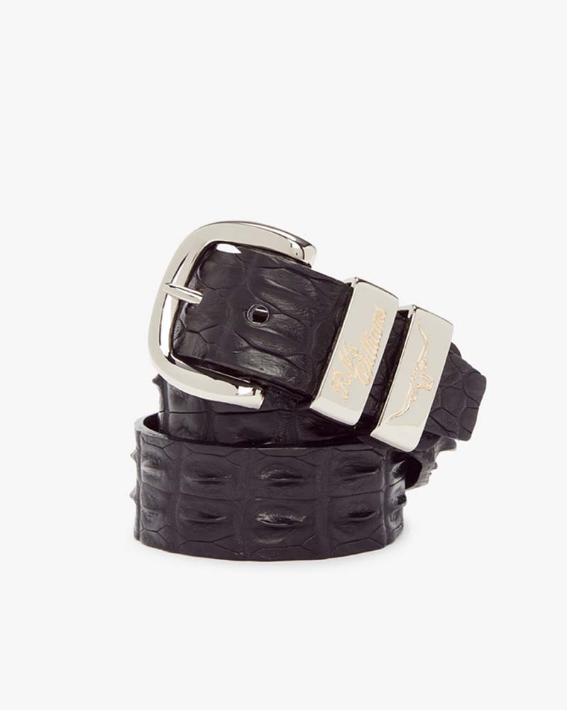 R. M. Williams Crocodile Drover Belt