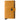 A yellow Secrid miniwallet with a snap closure and branding on the front.
