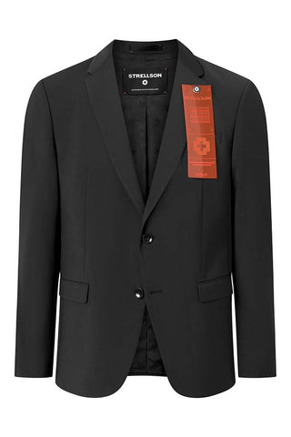Strellson Caleb Madden Ves Extra Slim 3 Piece Mix and Match Suit Black