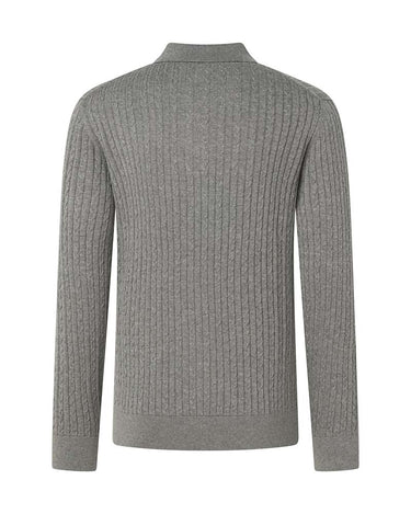 Strellson Kito-PL Long Sleeve Polo Collar Knit