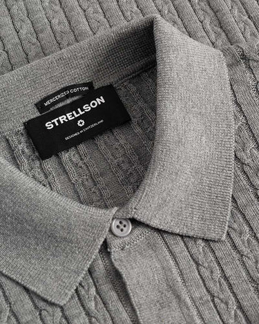 Strellson Kito-PL Long Sleeve Polo Collar Knit