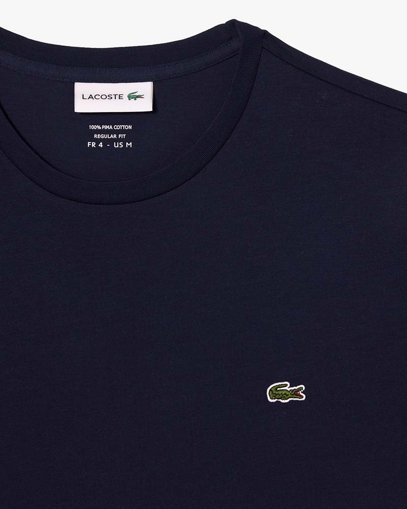 Lacoste Crew Neck Pima Cotton Jersey T-Shirt