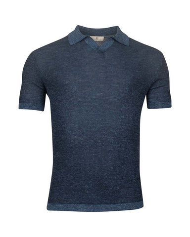 Thomas Maine Knitted Polo no buttons