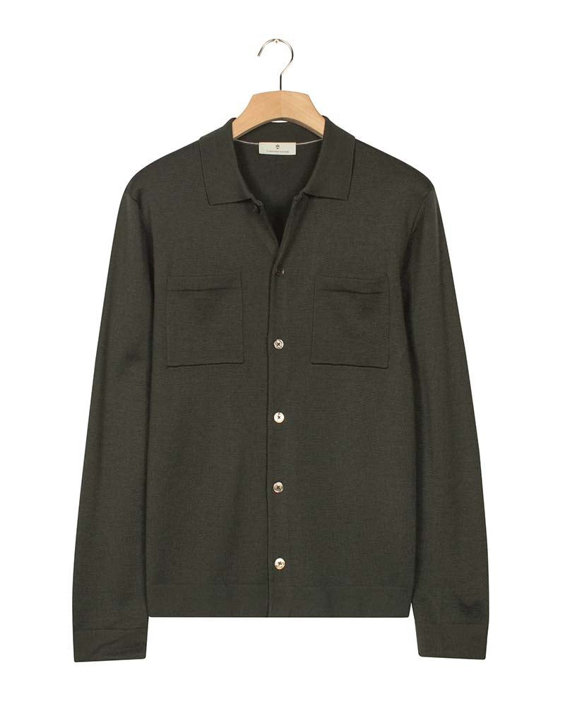 Thomas Maine Knitted Overshirt