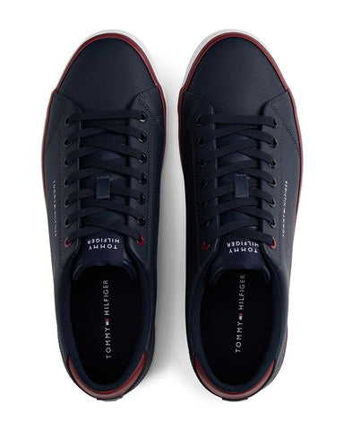 Tommy Hilfiger Logo Trainers With Leather