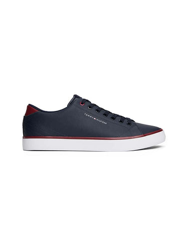 Tommy Hilfiger Logo Trainers With Leather