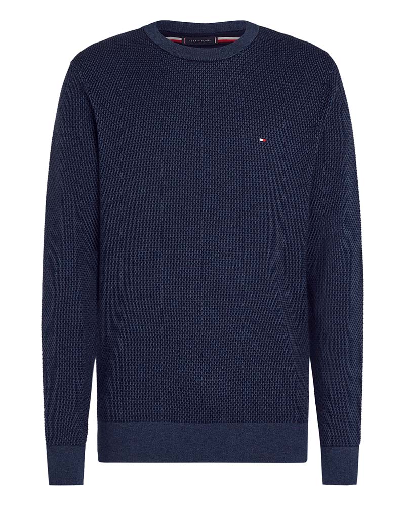 Tommy Hilfiger Pima Organic Cotton 2 Tone Crew Neck