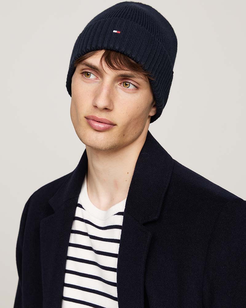 Tommy Hilfiger Tommy Hilfiger Flag Pima Cotton Beanie