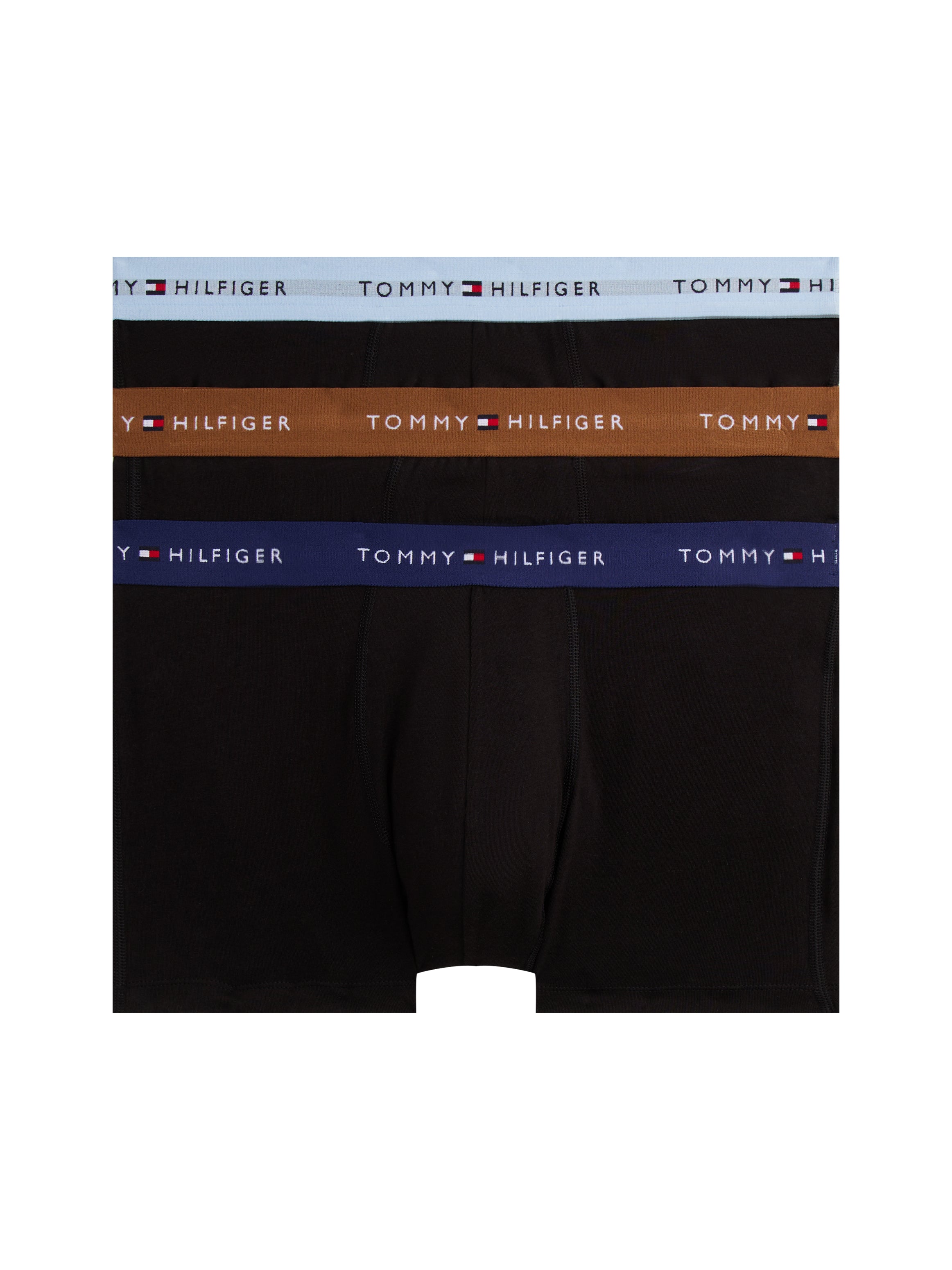 Tommy Hilfiger 3-Pack Colour-Blocked Logo Trunks