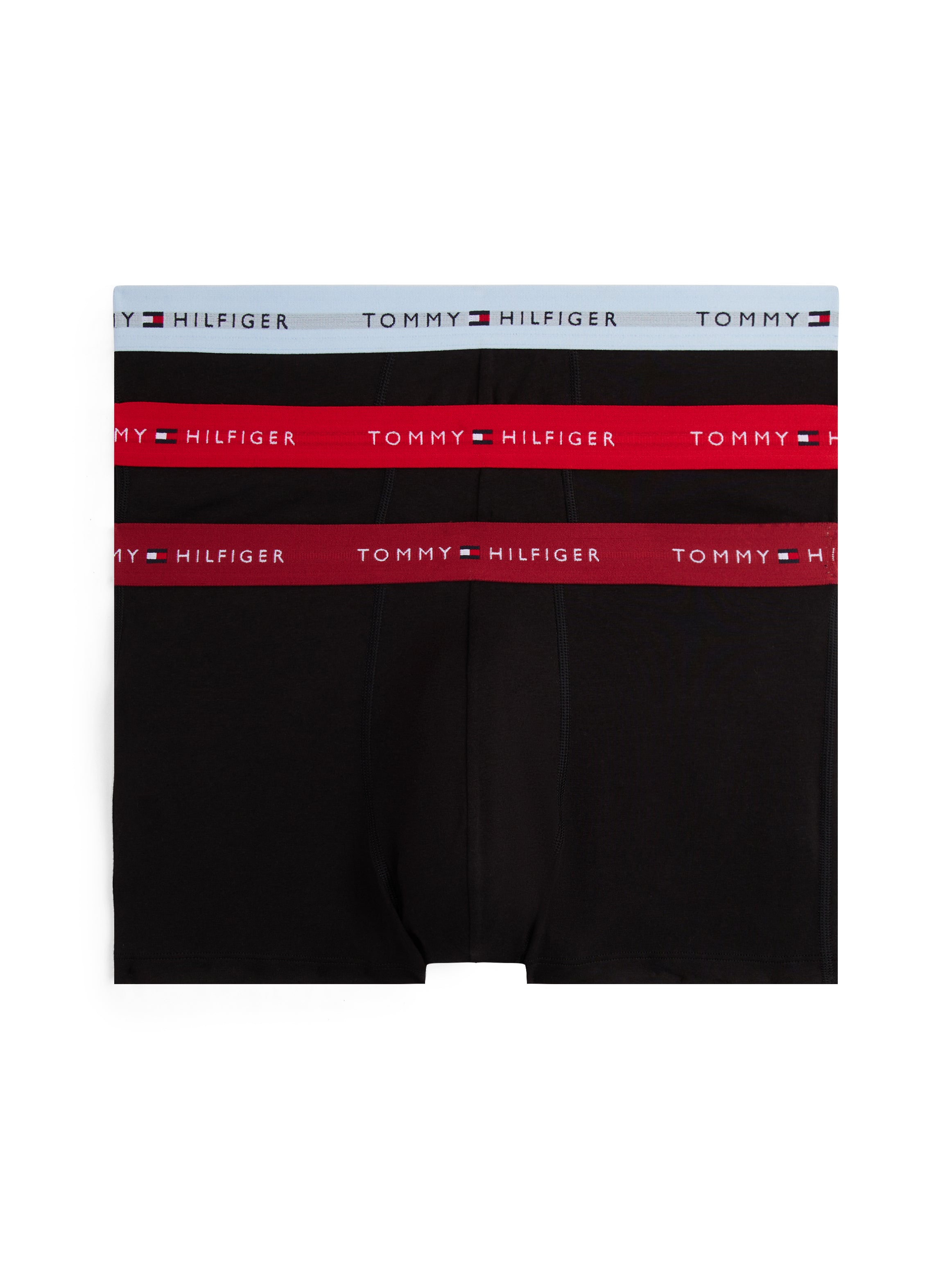 Tommy Hilfiger 3-Pack Colour-Blocked Logo Trunks