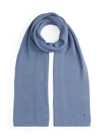 Tommy Hilfiger Flag Embroidery Scarf with Cashmere