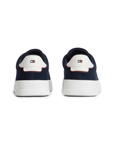 Tommy Hilfiger Logo Suede Court Trainers