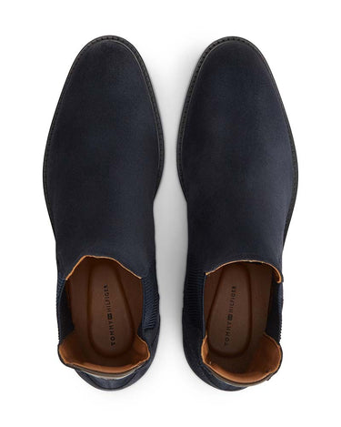 Tommy Hilfiger Corporate Dressy Suede Chelsea Boot