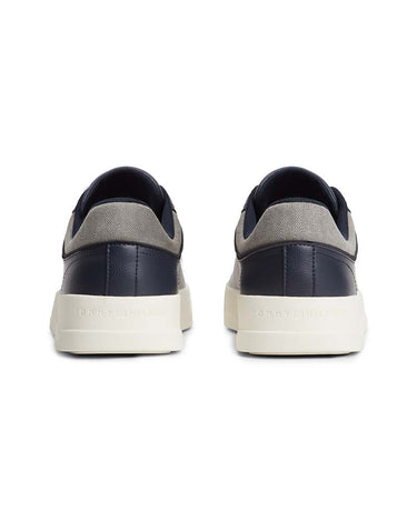 Tommy Hilfiger Leather Mix Collar Court Trainer